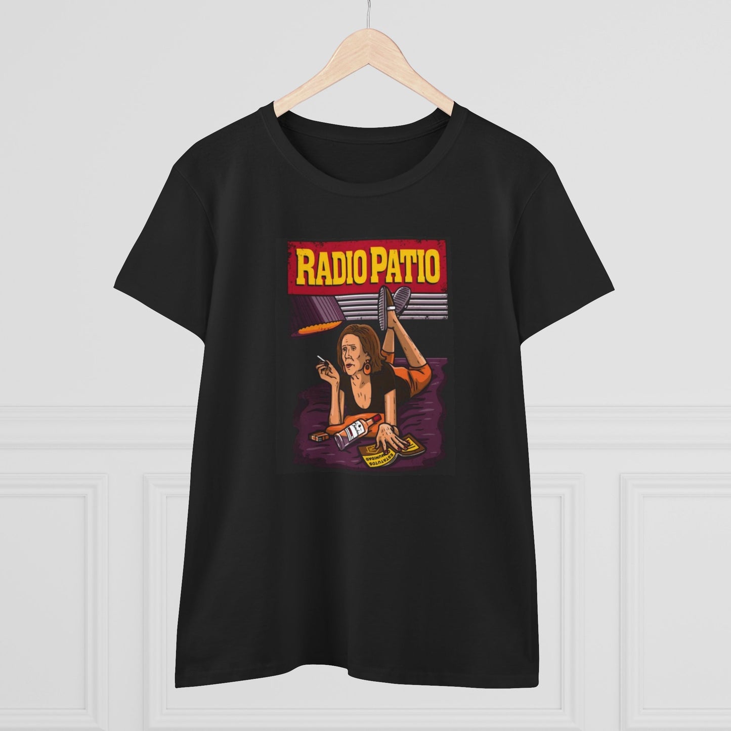 Camiseta Estilo Retro Personalizada "Marisa de Radio Patio" Estilo Vintage