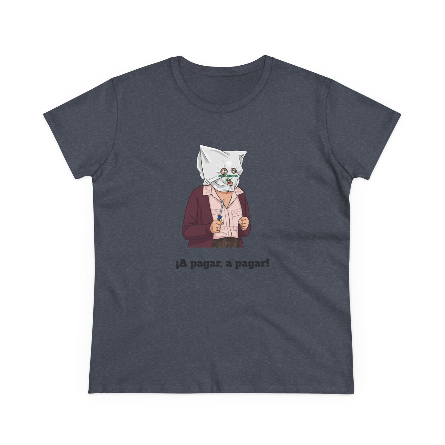 Camiseta Personalizada Doña Fina, ¡A pagar, a pagar! Estilo Vintage