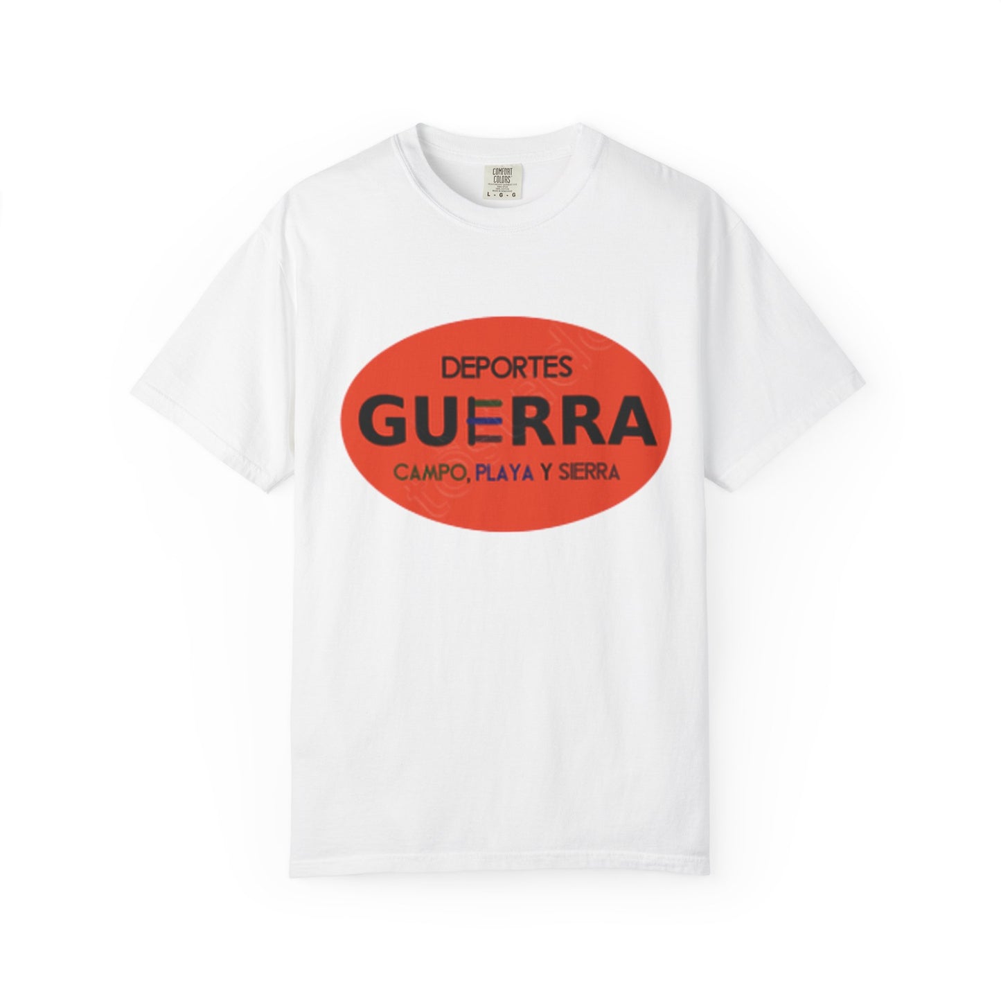 Camiseta con frase "Deportes Guerra" Estilo Vintage