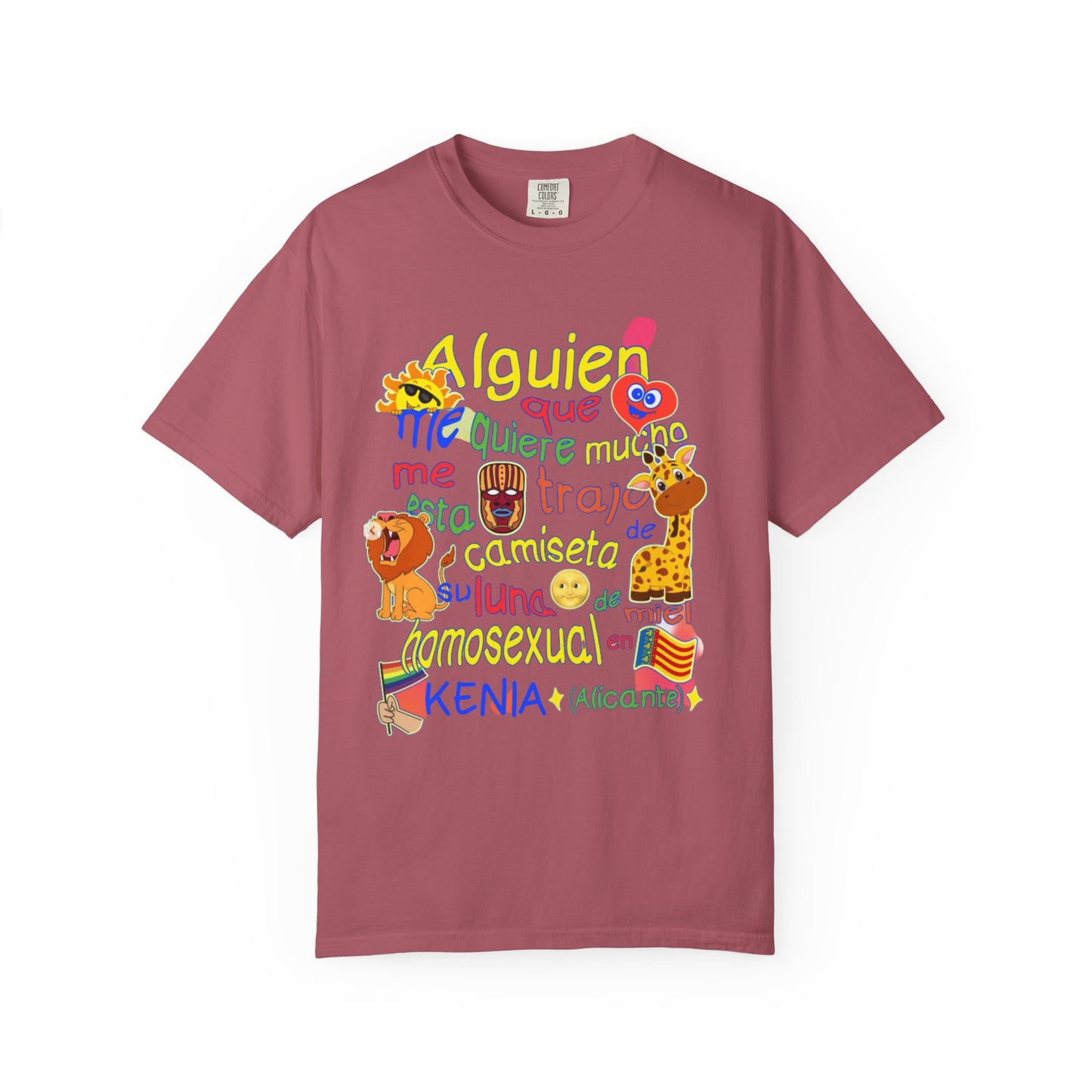 Camiseta personalizada para hombre "Luna De Miel En Kenia" Estilo Vintage