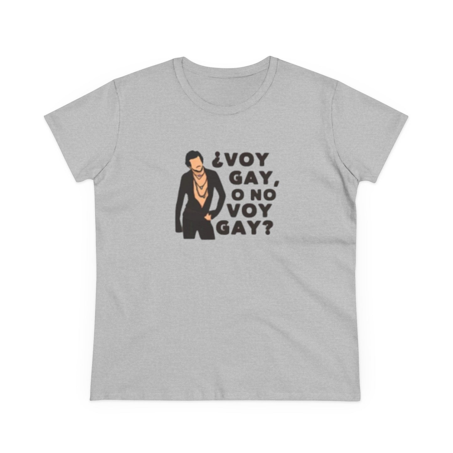 Camiseta personalizada con frase de Carlos "Voy Gay o no Voy Gay"
