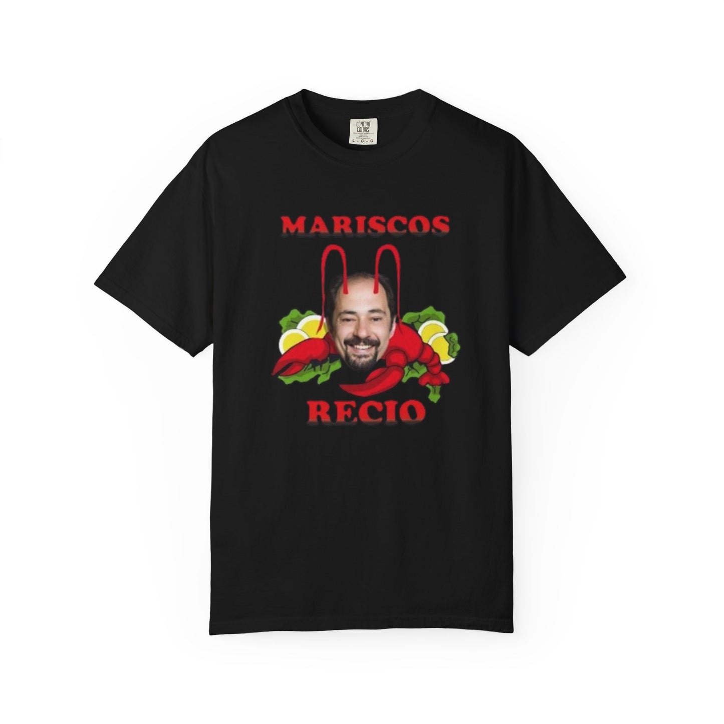Camiseta con frase de "Mariscos Recio" Estilo Vintage