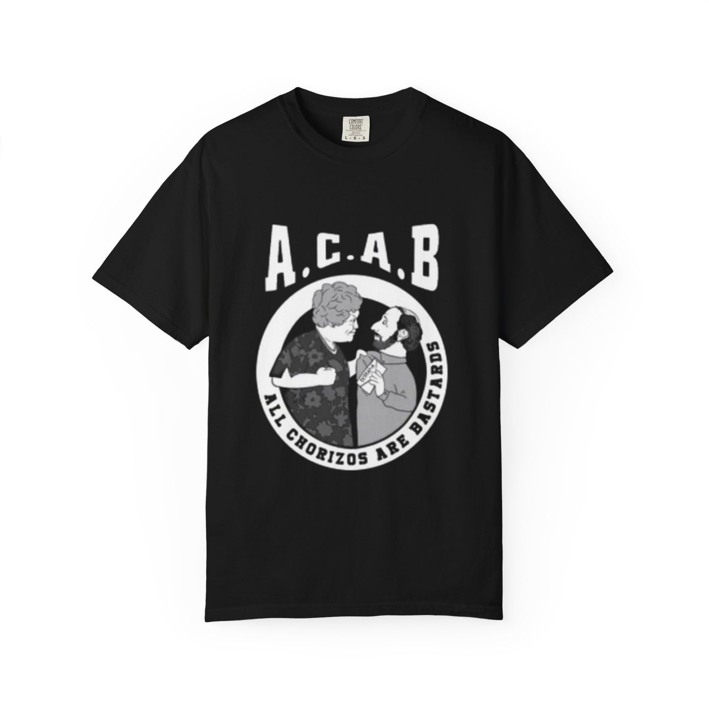 Camiseta con frase "todos los chorizos son unos bastardos, para hombres estilo vintage