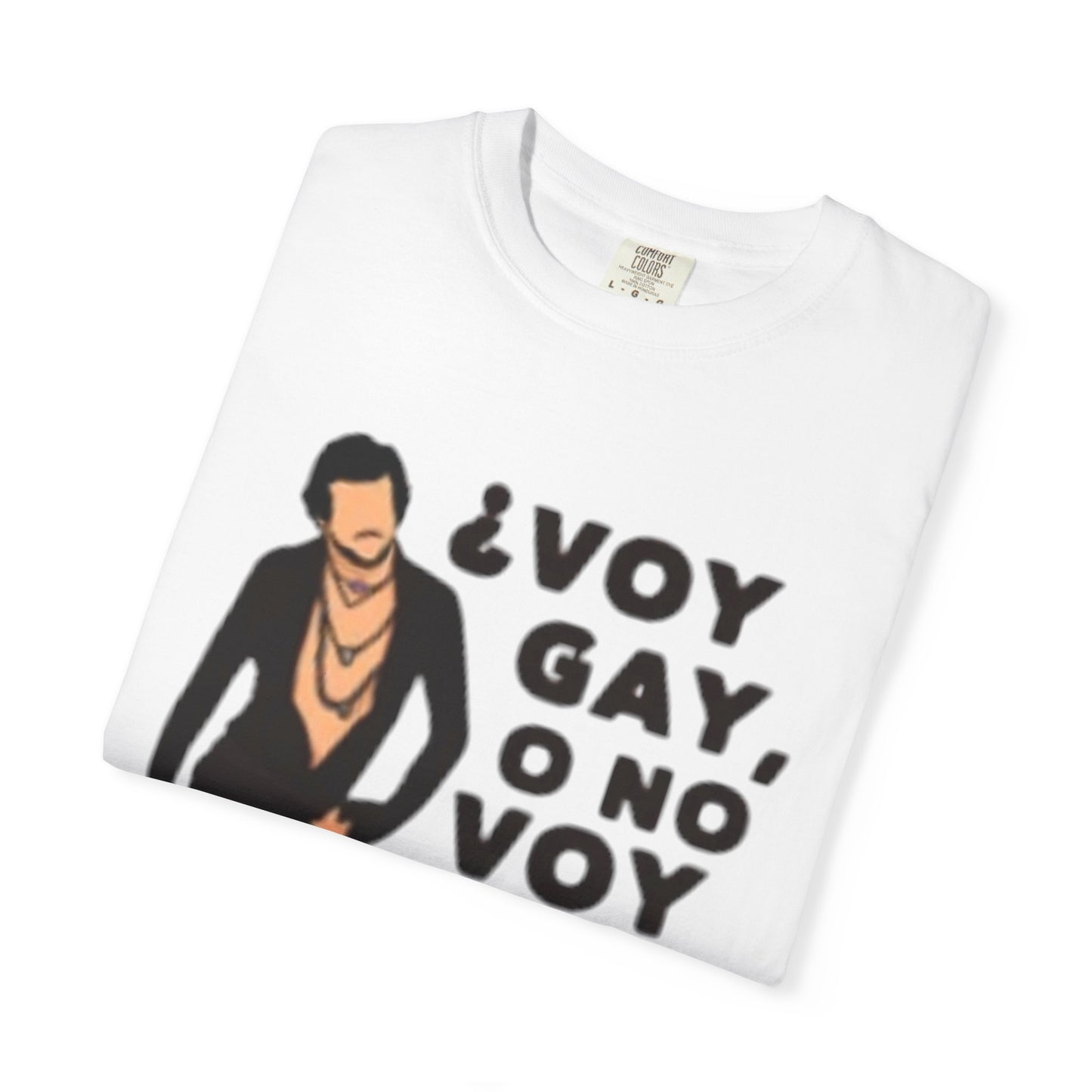 Camiseta personalizada con Frase de Carlos "Voy Gay o no Voy Gay"