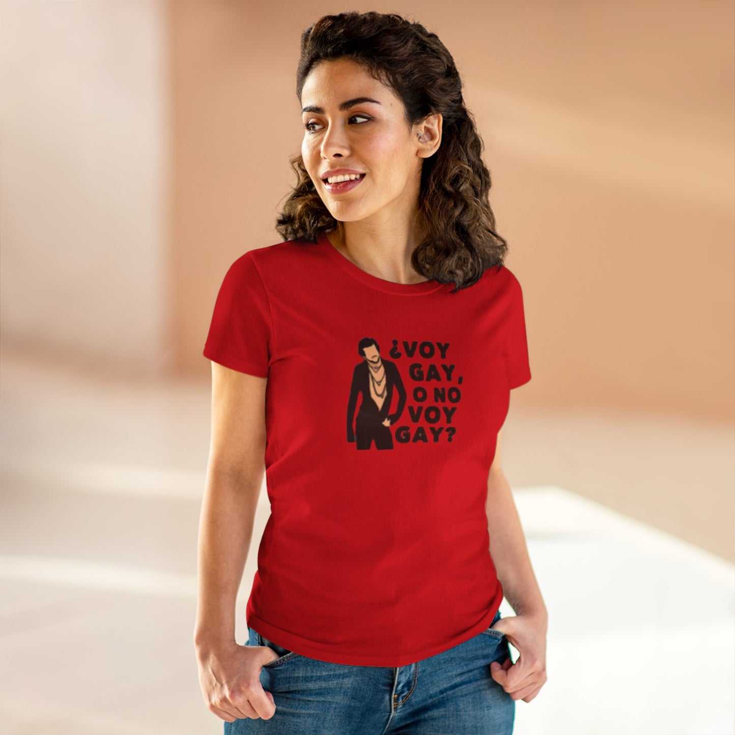 Camiseta personalizada con frase de Carlos "Voy Gay o no Voy Gay"