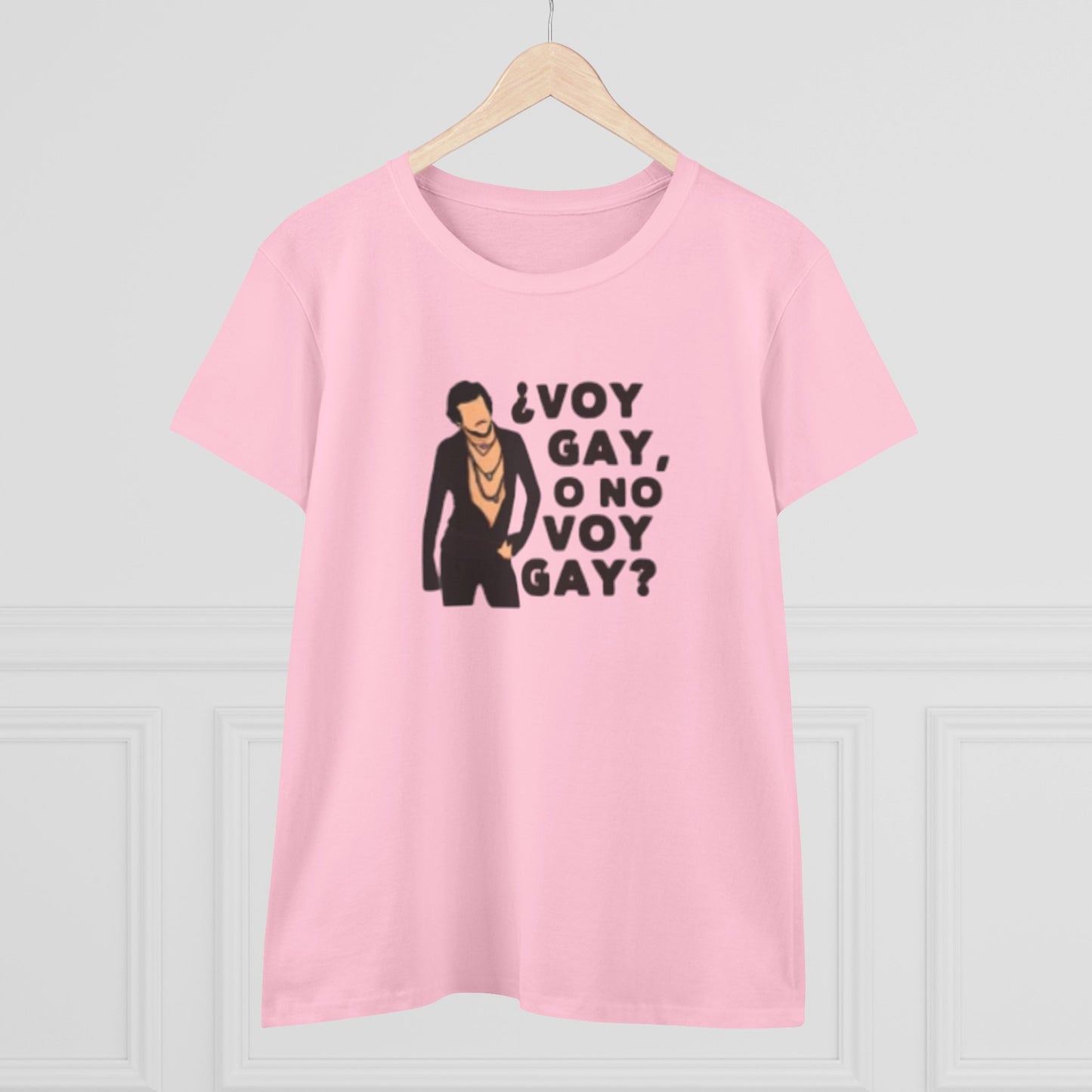 Camiseta personalizada con frase de Carlos "Voy Gay o no Voy Gay"