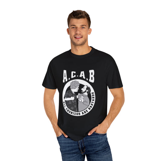 Camiseta con frase "todos los chorizos son unos bastardos, para hombres estilo vintage