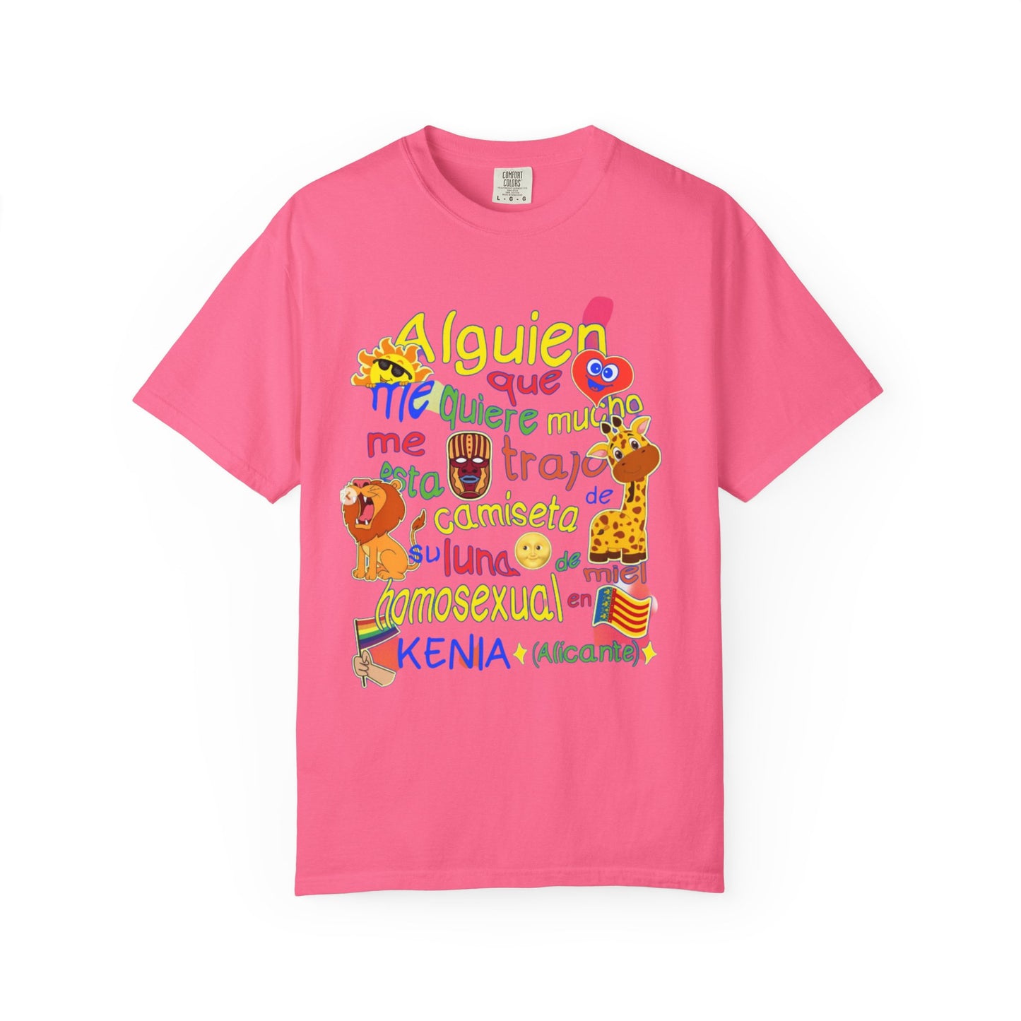 Camiseta personalizada para hombre "Luna De Miel En Kenia" Estilo Vintage