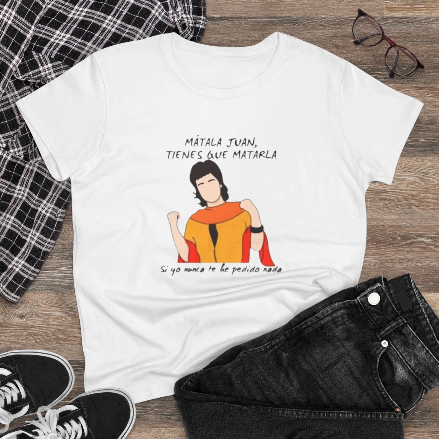 Camiseta para Mujer con frase de la Hierbas estilo Vintage