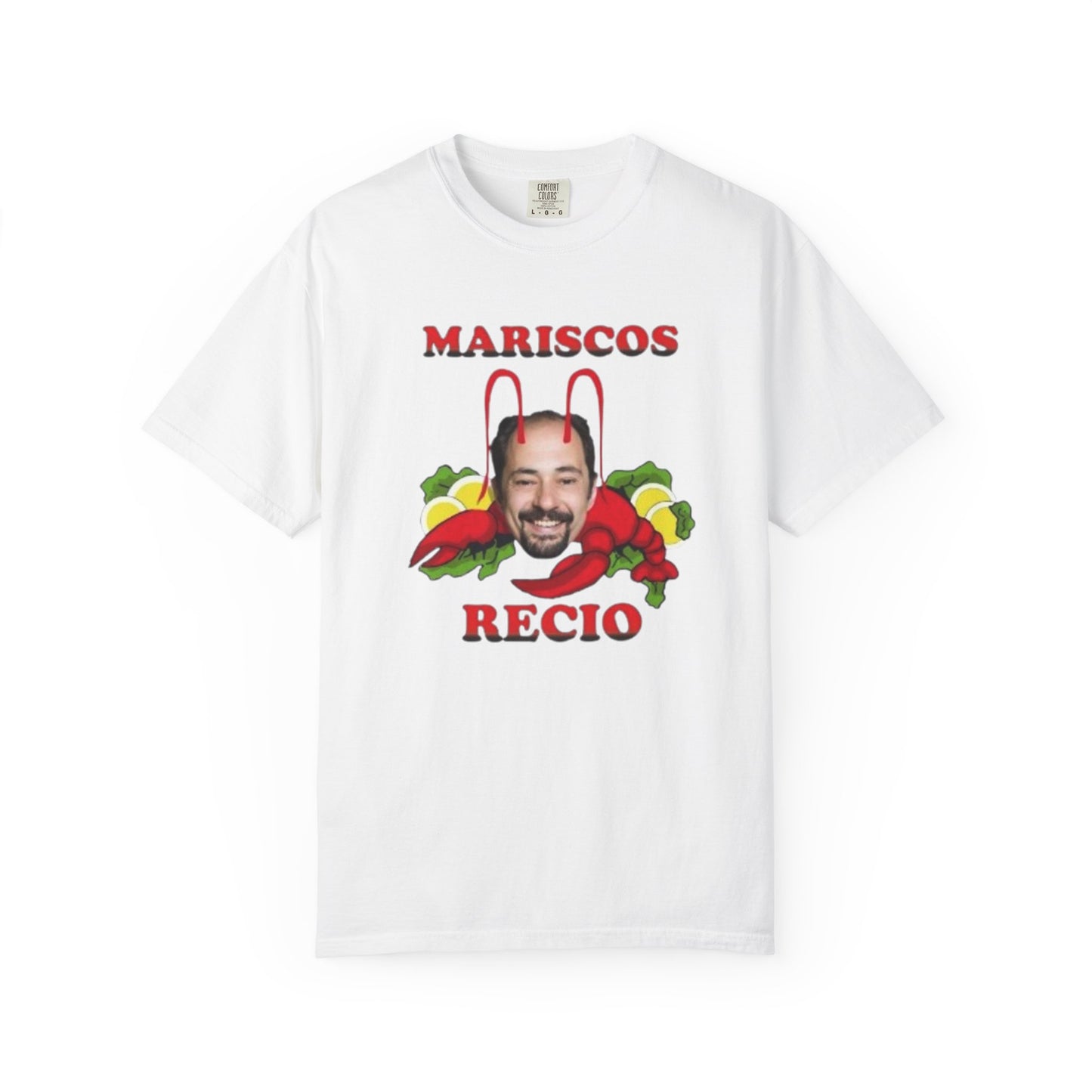 Camiseta con frase de "Mariscos Recio" Estilo Vintage