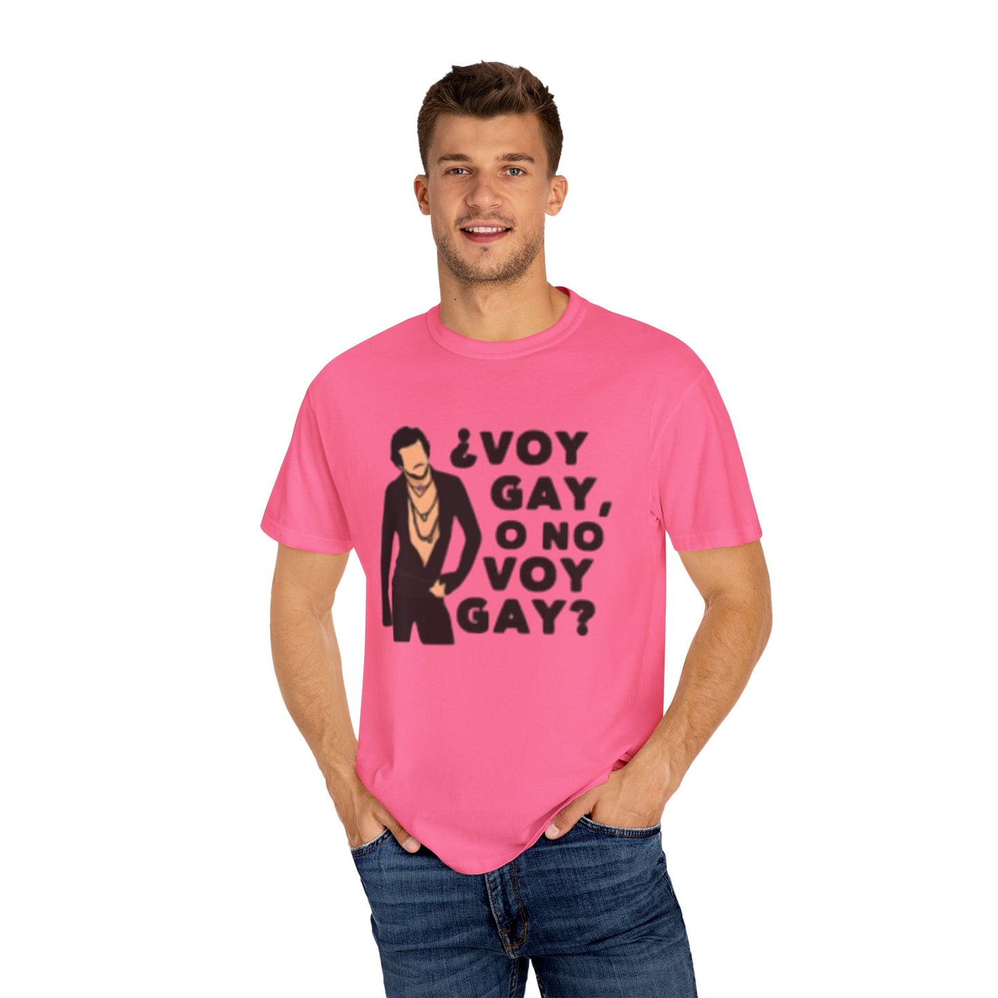 Camiseta personalizada con Frase de Carlos "Voy Gay o no Voy Gay"