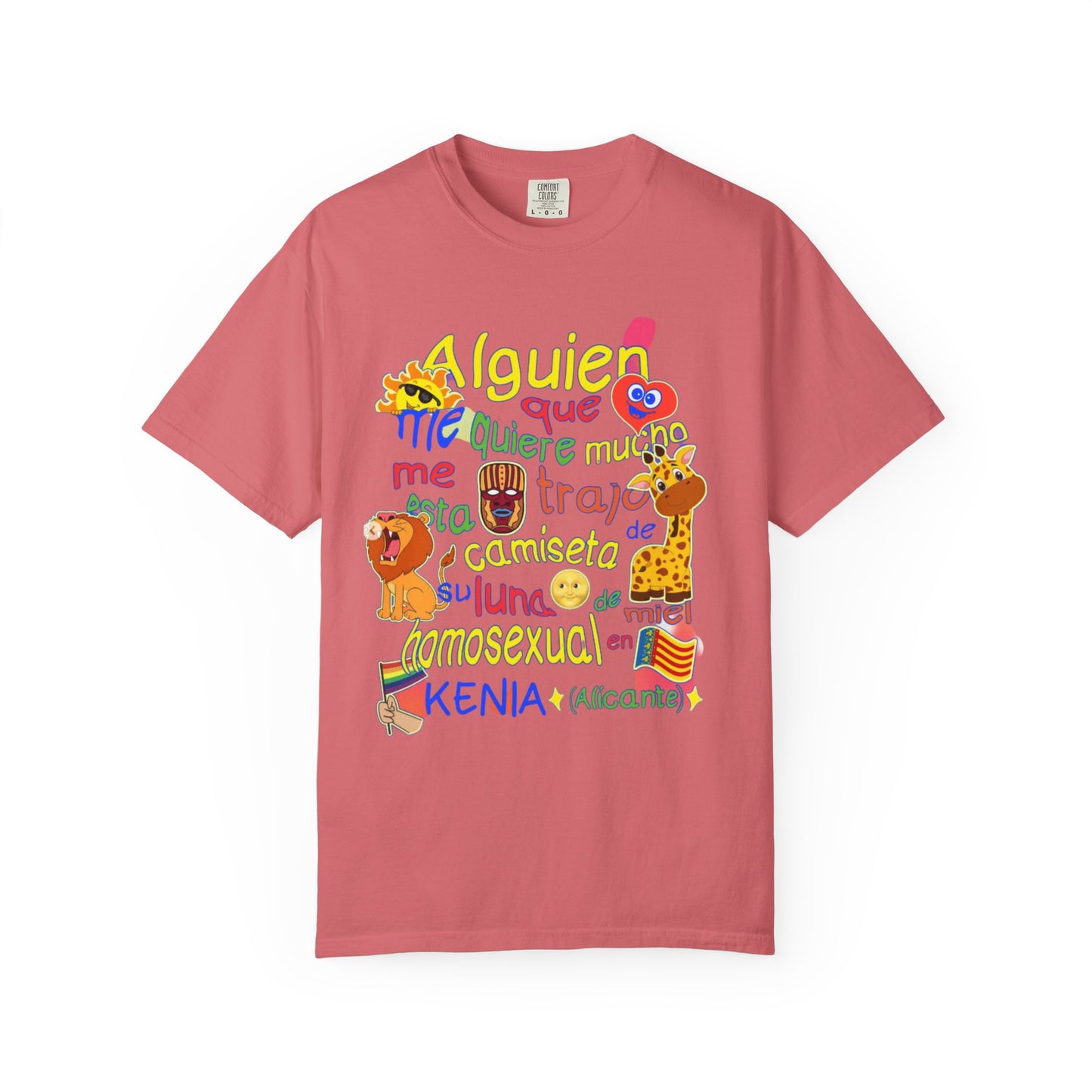 Camiseta personalizada para hombre "Luna De Miel En Kenia" Estilo Vintage