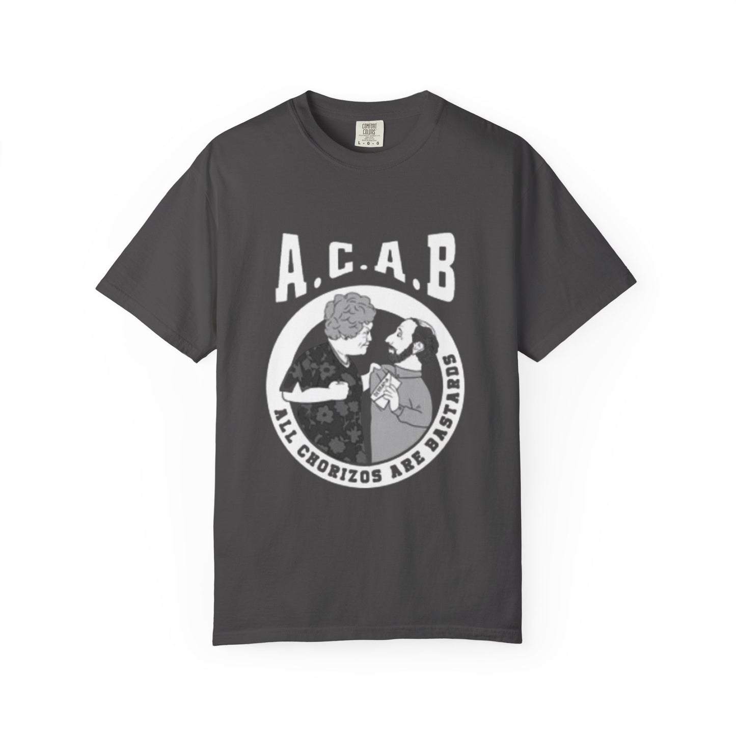 Camiseta con frase "todos los chorizos son unos bastardos, para hombres estilo vintage