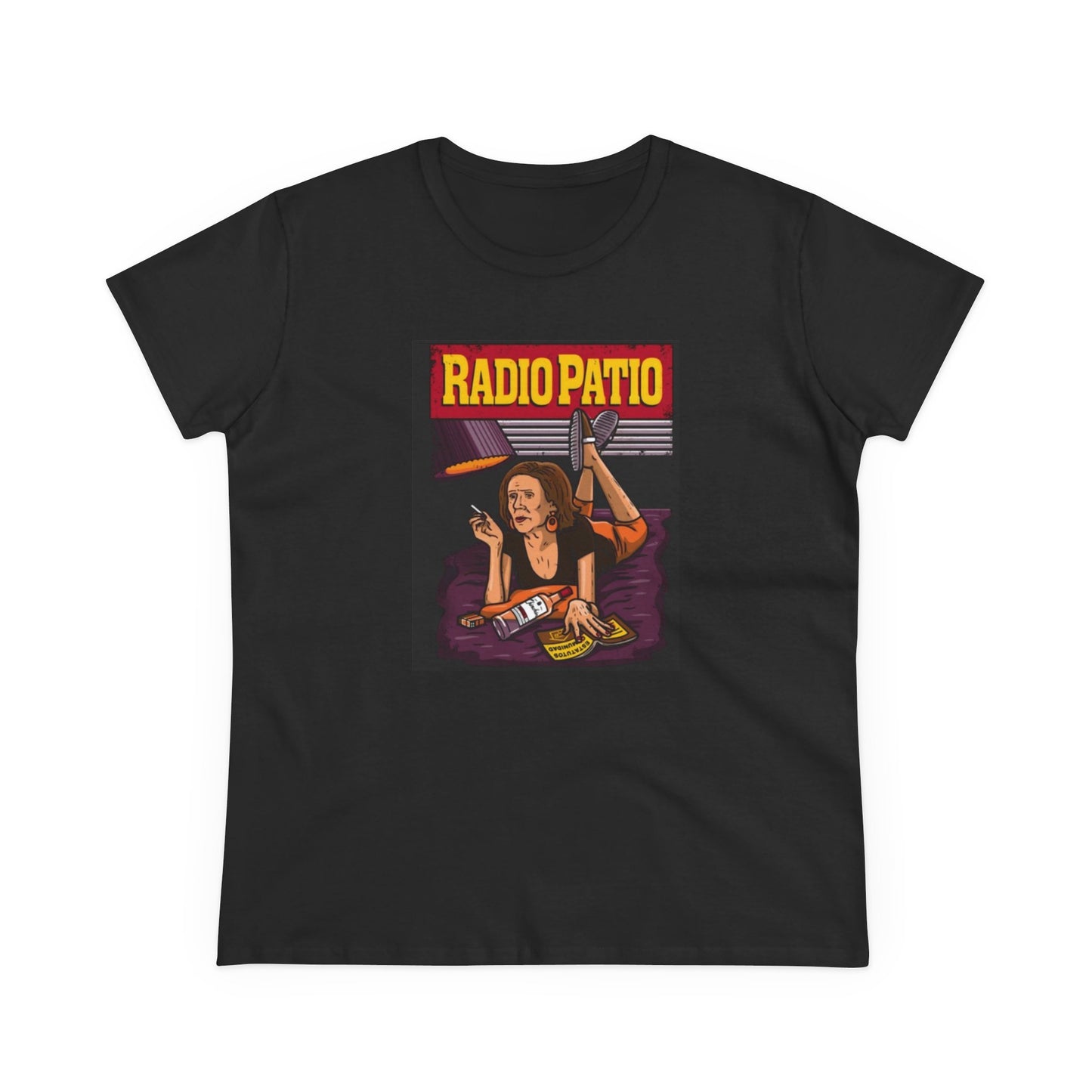 Camiseta Estilo Retro Personalizada "Marisa de Radio Patio" Estilo Vintage