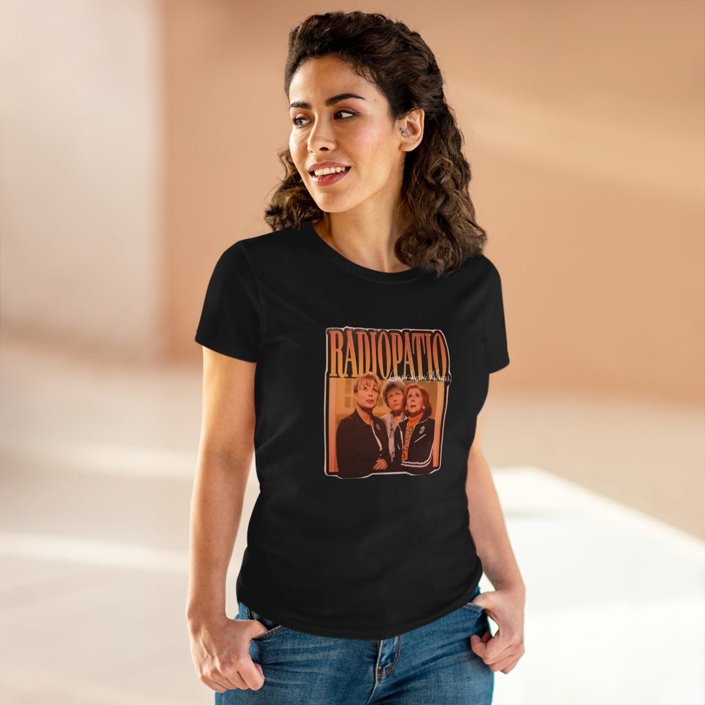 Camiseta estilo Retro de Radio Patio para mujeres, Vintage