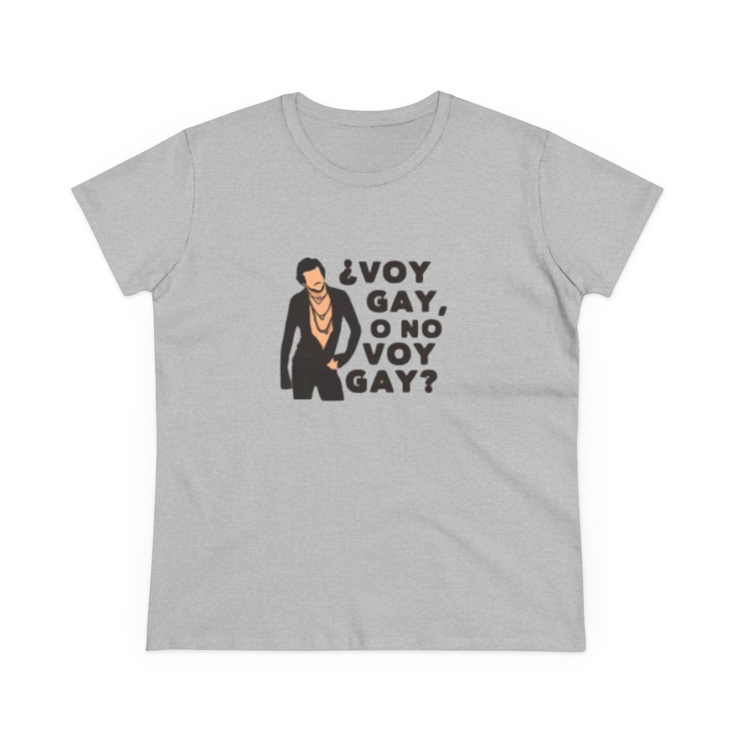 Camiseta Con Frase Personalziada de Carlos Aqui no hay quien viva "Voy Gay o no Voy Gay