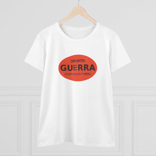 Camiseta para Mujeres de "Deportes Guerra" estilo Vintage