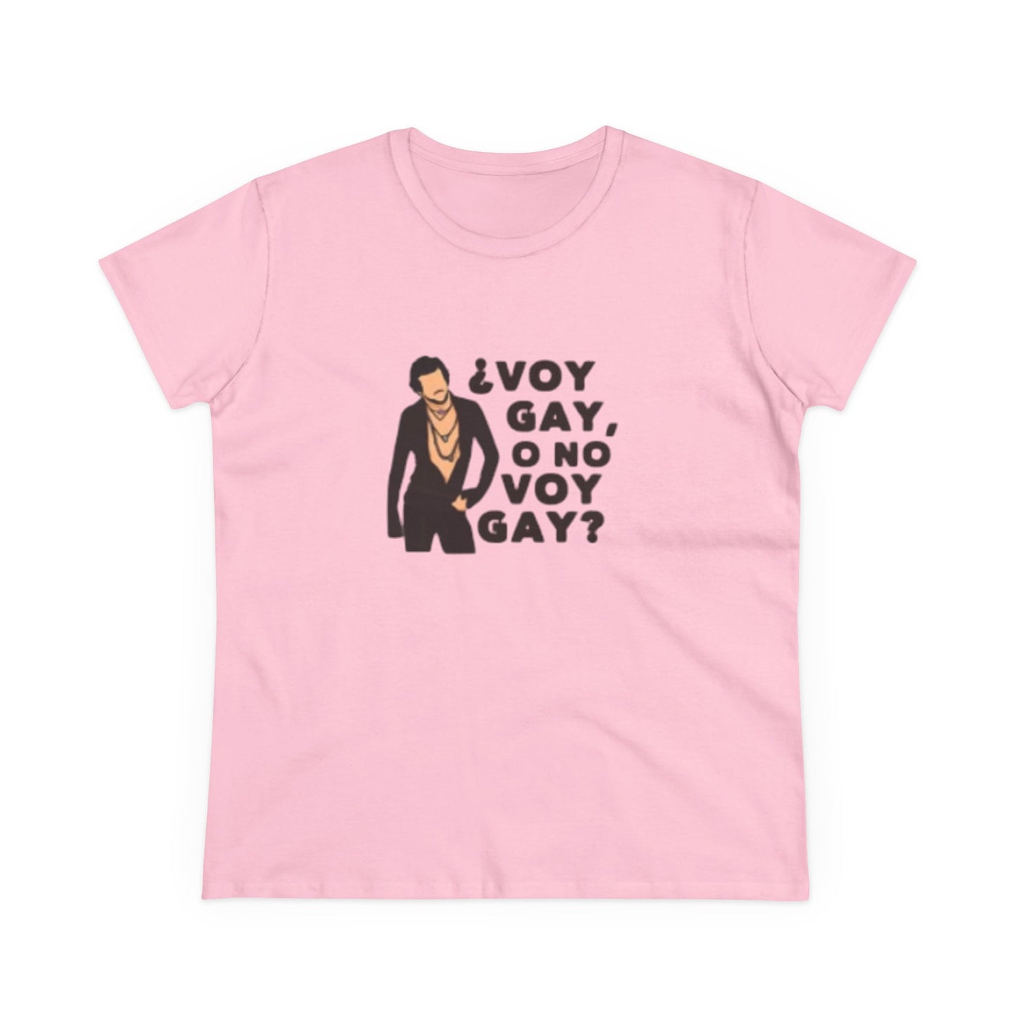 Camiseta Con Frase Personalziada de Carlos Aqui no hay quien viva "Voy Gay o no Voy Gay