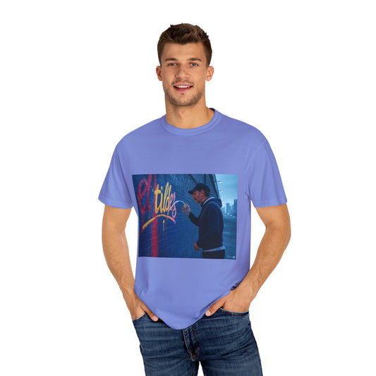 Camiseta de hombre con grafiti urbano, El Tildes estilo vintage