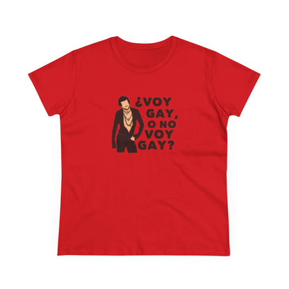 Camiseta personalizada con frase de Carlos "Voy Gay o no Voy Gay"
