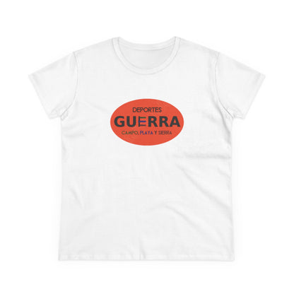 Camiseta para Mujeres de "Deportes Guerra" estilo Vintage