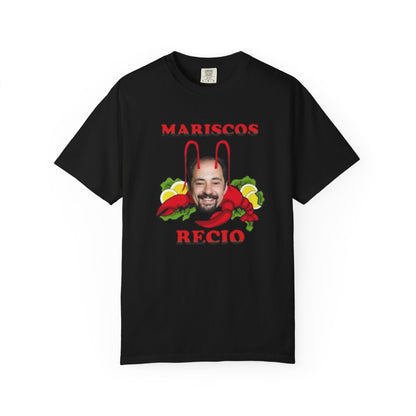 Camiseta con frase de "Mariscos Recio" Estilo Vintage