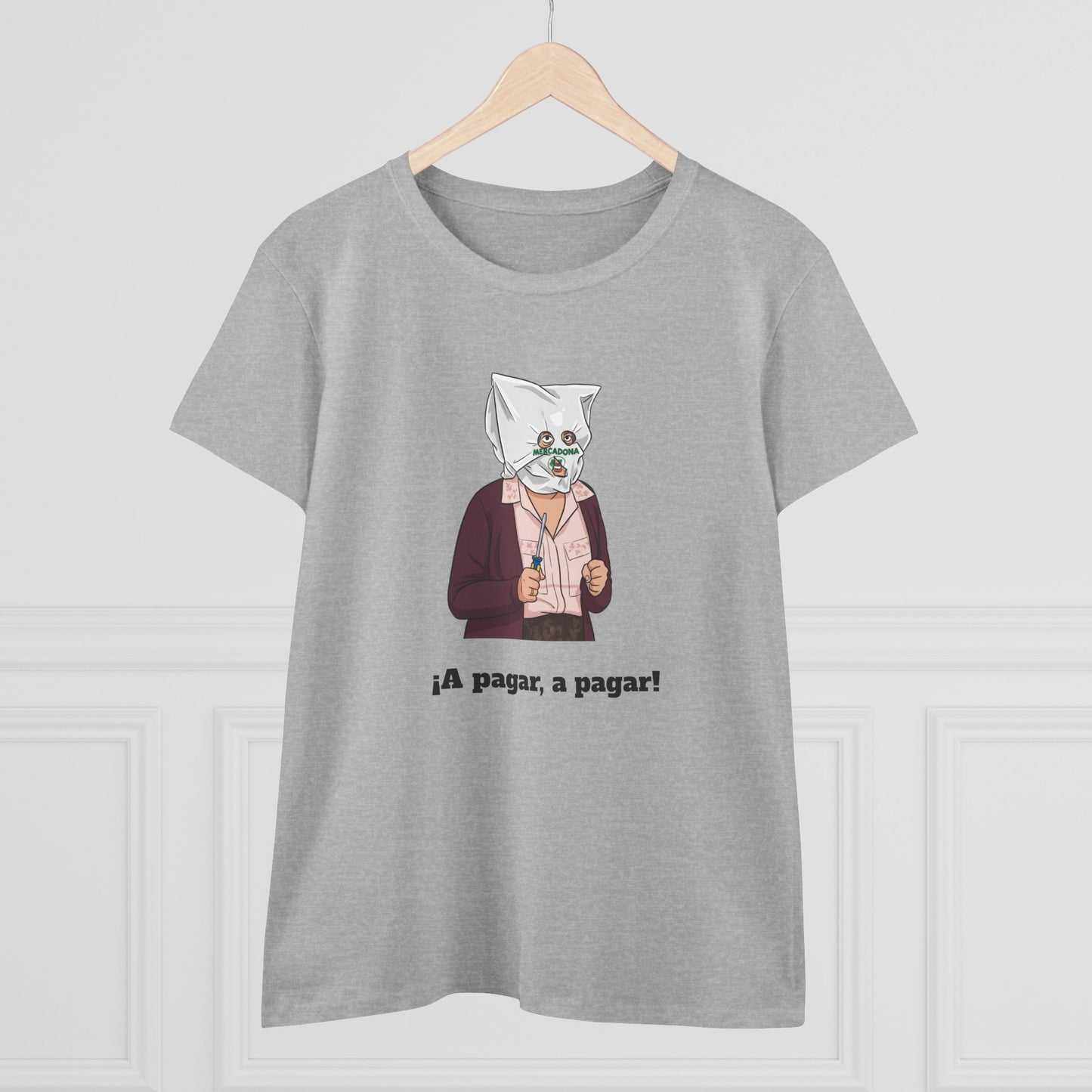 Camiseta Personalizada Doña Fina, ¡A pagar, a pagar! Estilo Vintage