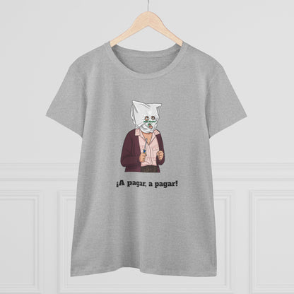 Camiseta Personalizada Doña Fina, ¡A pagar, a pagar! Estilo Vintage