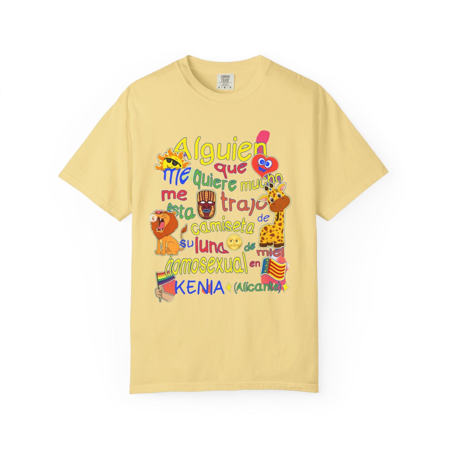 Camiseta personalizada para hombre "Luna De Miel En Kenia" Estilo Vintage