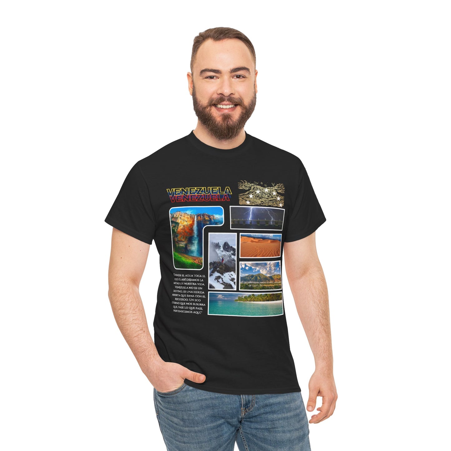 Camiseta de Venezuela Grafica" // Nostalgica, Estilo Unisex Vintage