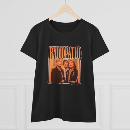 Camiseta estilo Retro de Radio Patio para mujeres, Vintage