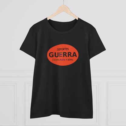 Camiseta para Mujeres de "Deportes Guerra" estilo Vintage