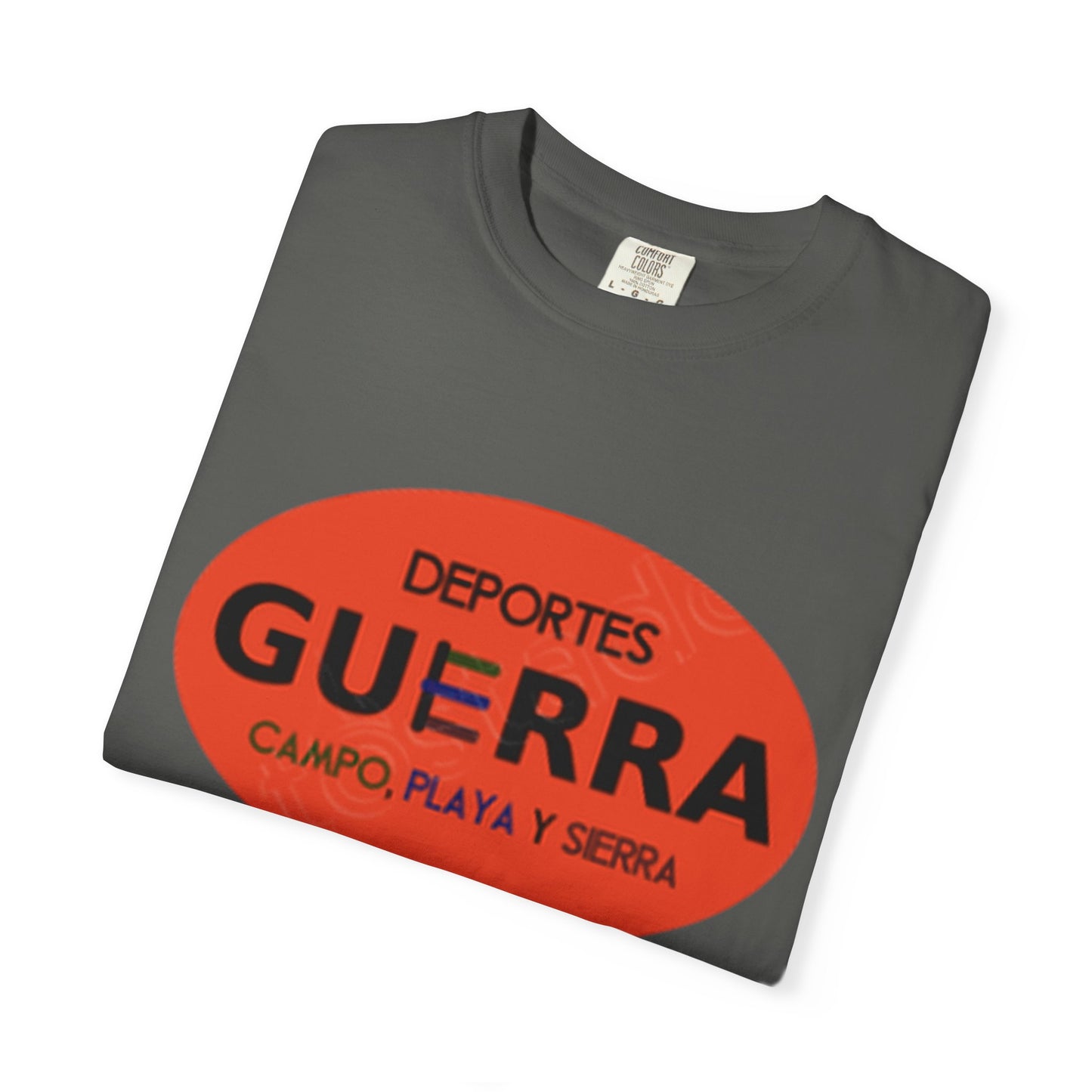 Camiseta con frase "Deportes Guerra" Estilo Vintage