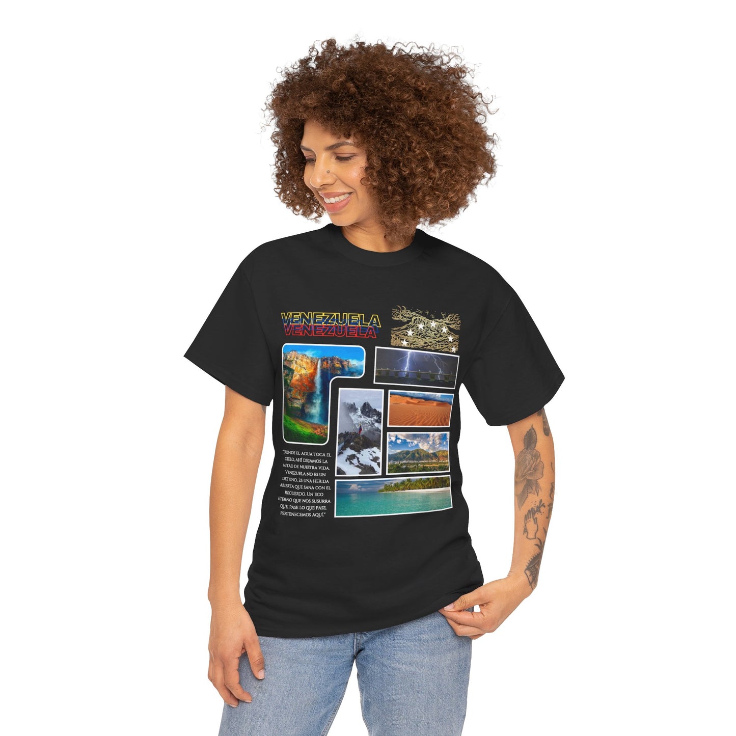 Camiseta de Venezuela Grafica" // Nostalgica, Estilo Unisex Vintage