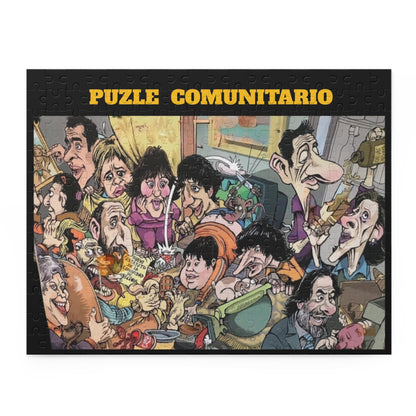 Arte de rompecabezas comunitario: divertido juego familiar de 120, 252 y 500 piezas para reuniones, festividades, regalos y actividades de ocio.