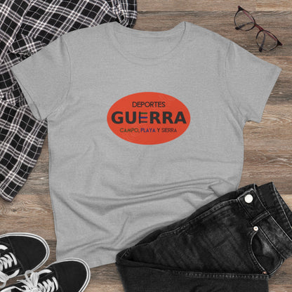 Camiseta para Mujeres de "Deportes Guerra" estilo Vintage