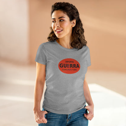 Camiseta para Mujeres de "Deportes Guerra" estilo Vintage