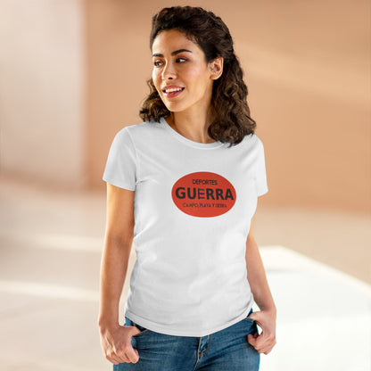 Camiseta para Mujeres de "Deportes Guerra" estilo Vintage