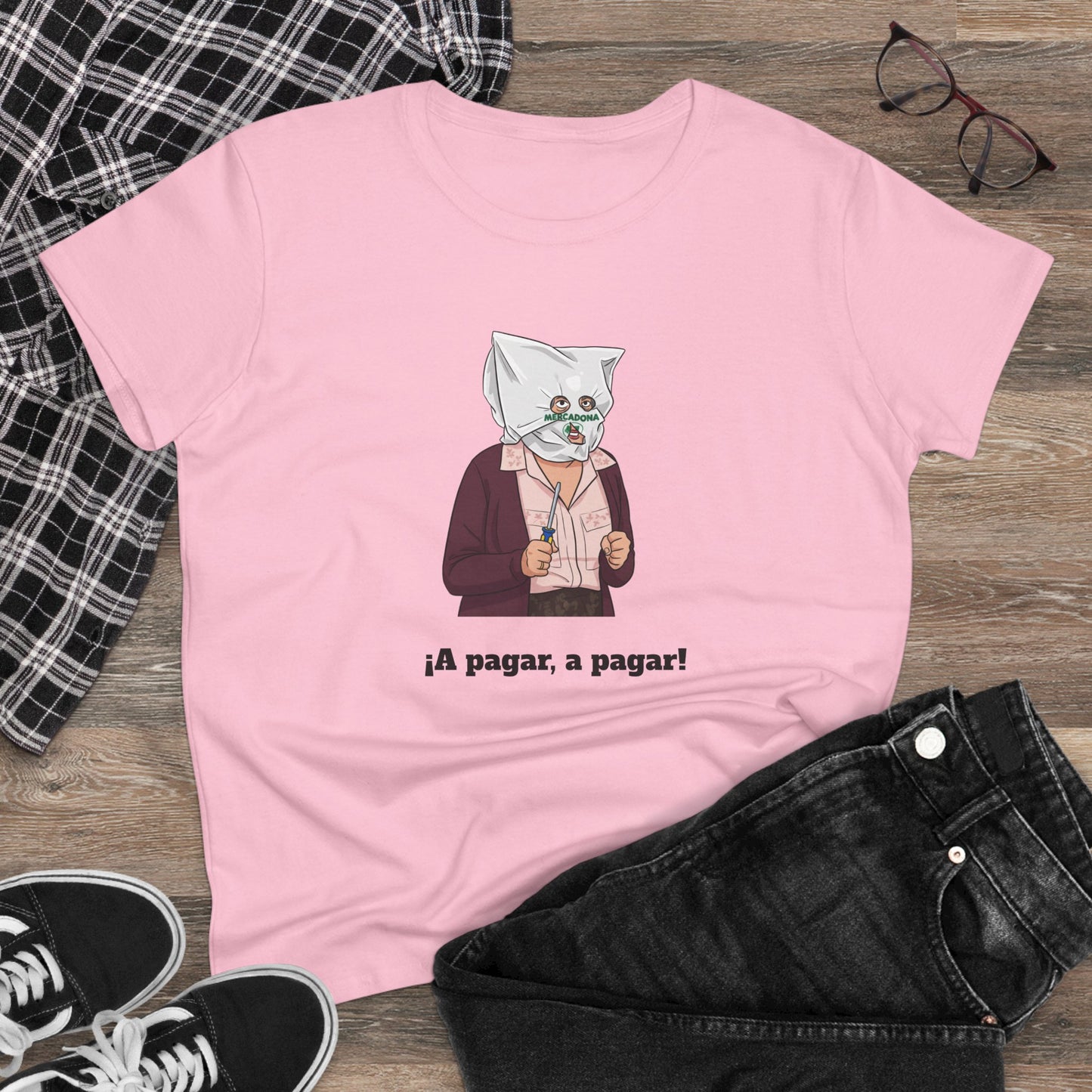 Camiseta Personalizada Doña Fina, ¡A pagar, a pagar! Estilo Vintage