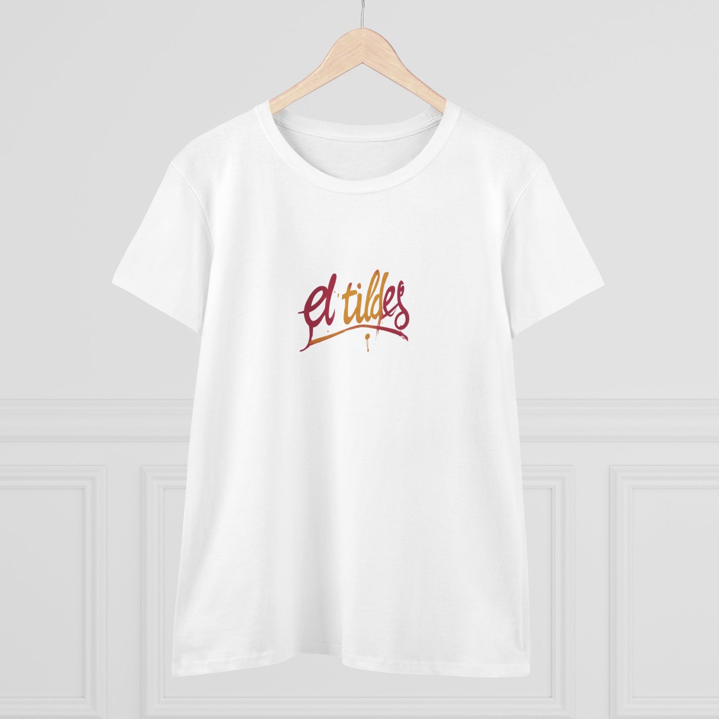 Camiseta elegante para mujer con cita inspiradora "El Tildes" Estilo Vintage