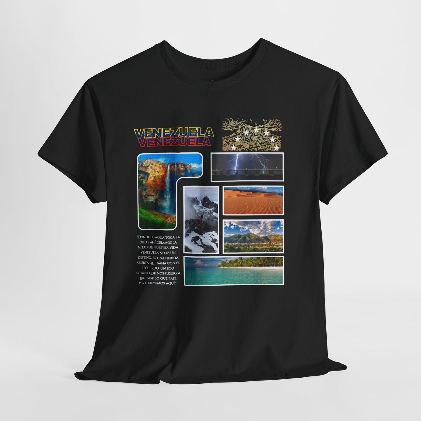 Camiseta de Venezuela Grafica" // Nostalgica, Estilo Unisex Vintage