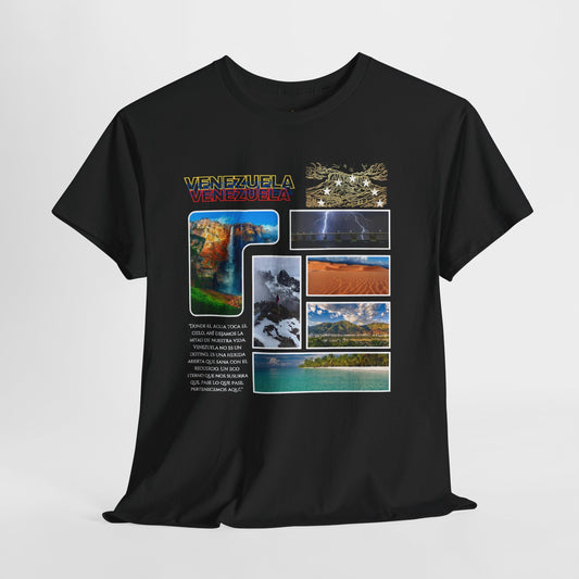 Camiseta de Venezuela Grafica" // Nostalgica, Estilo Unisex Vintage