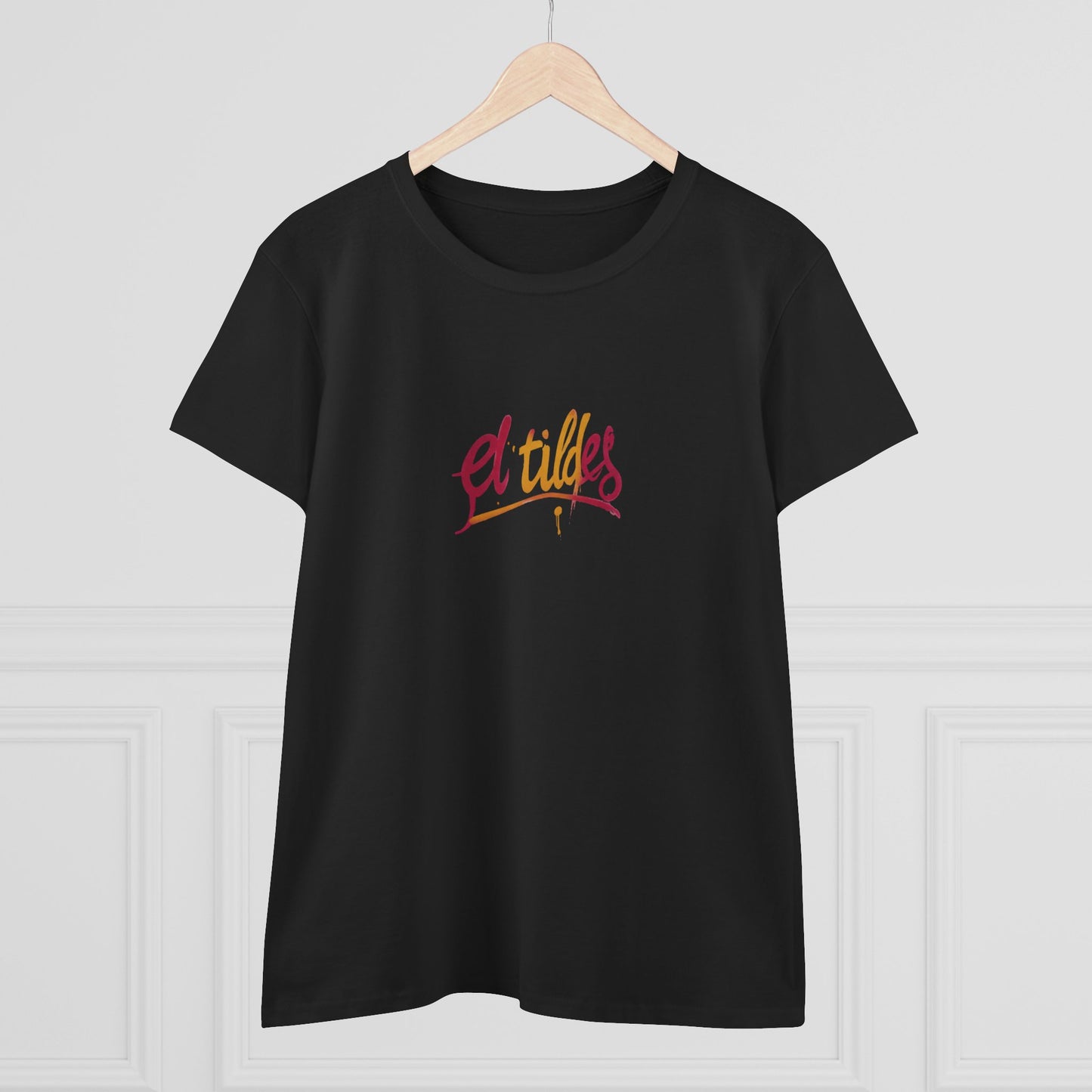 Camiseta elegante para mujer con cita inspiradora "El Tildes" Estilo Vintage