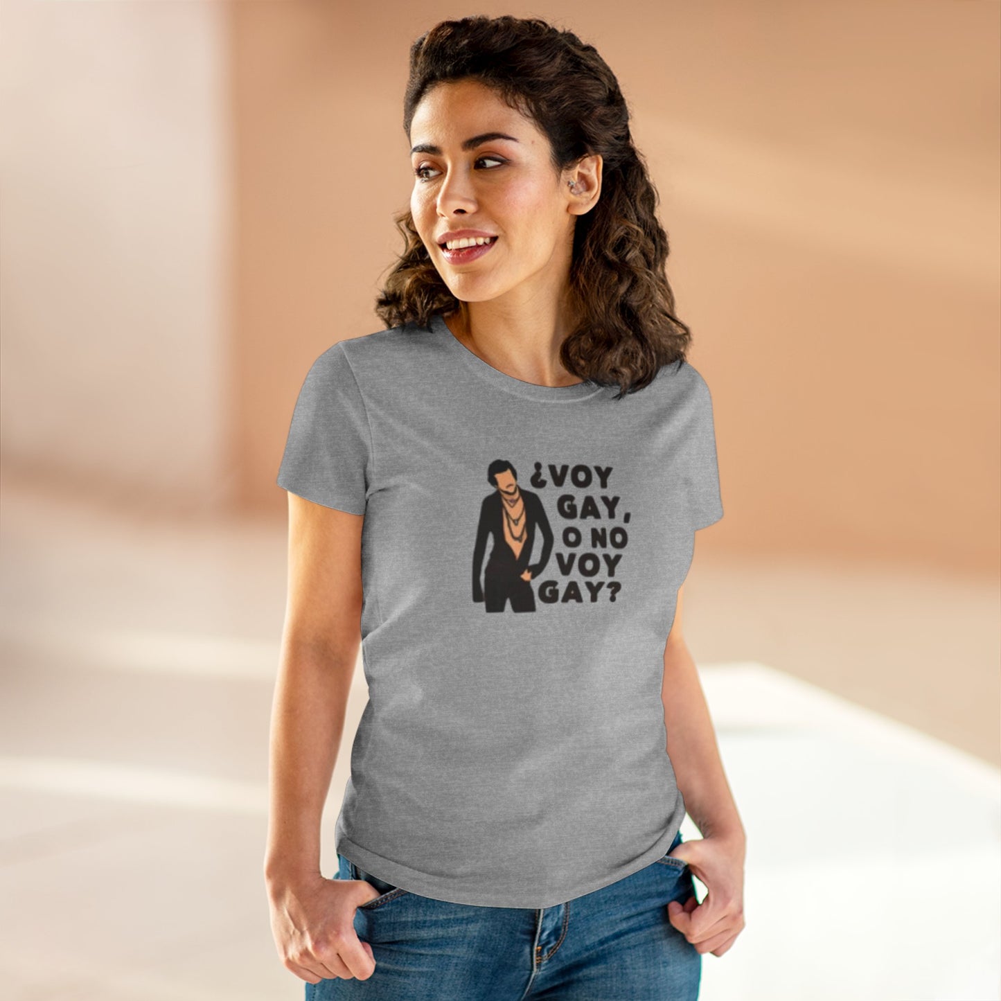 Camiseta personalizada con frase de Carlos "Voy Gay o no Voy Gay"