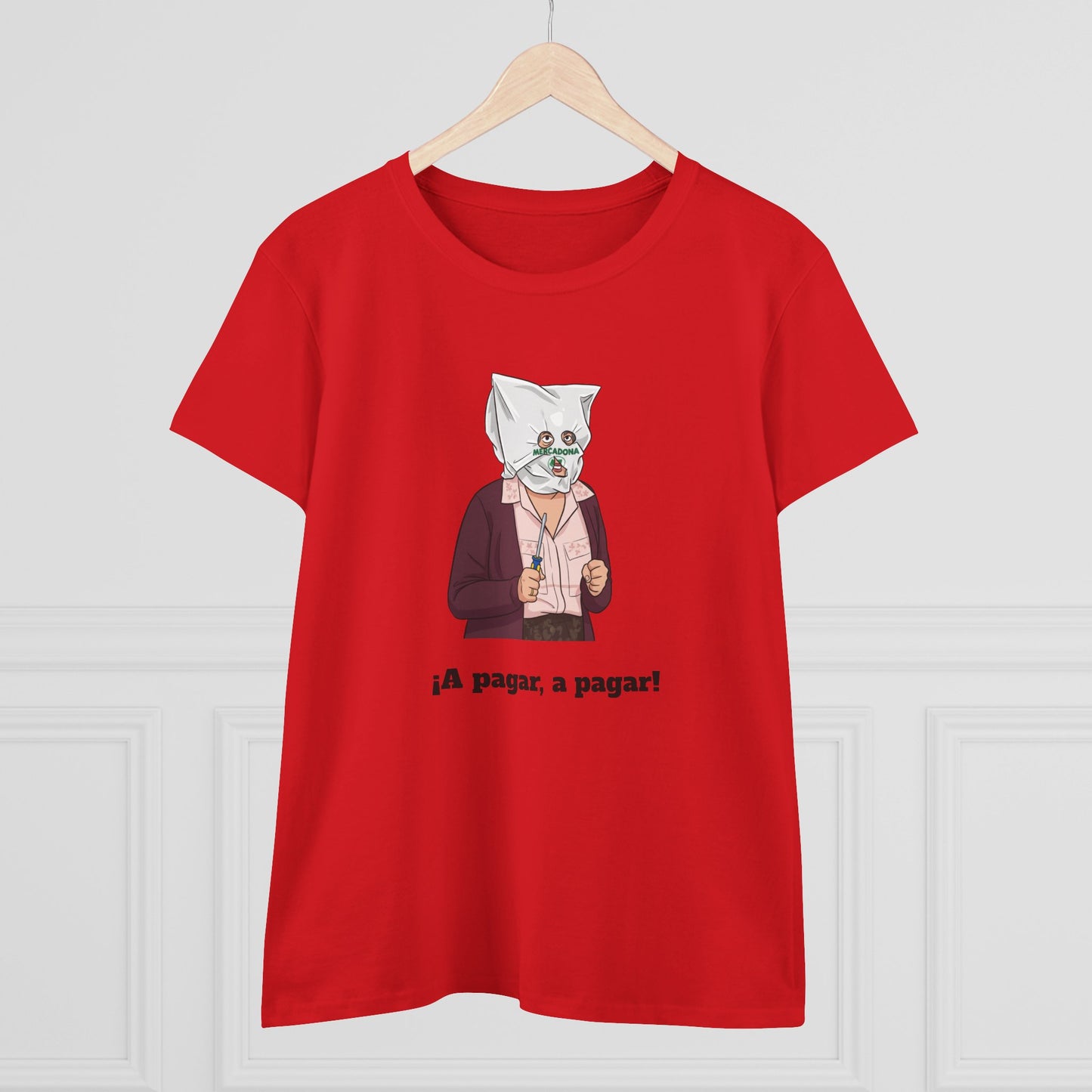 Camiseta Personalizada Doña Fina, ¡A pagar, a pagar! Estilo Vintage