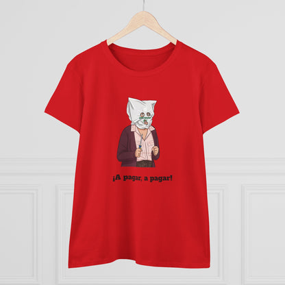 Camiseta Personalizada Doña Fina, ¡A pagar, a pagar! Estilo Vintage