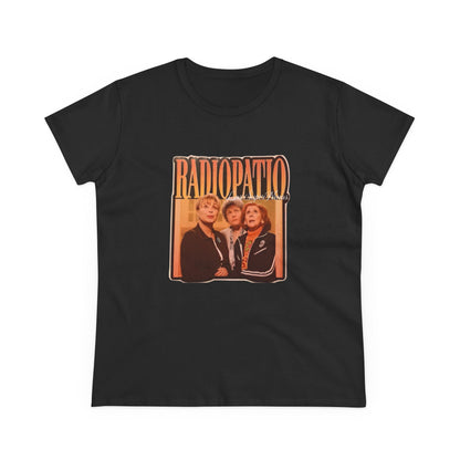 Camiseta estilo Retro de Radio Patio para mujeres, Vintage