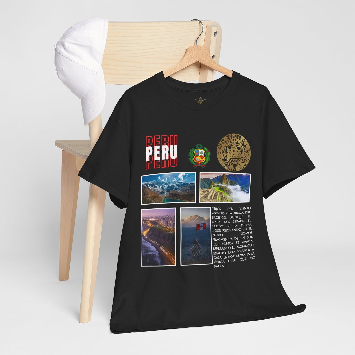 Camiseta "Perú Ancestral" — Estilo Vintage Unisex