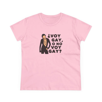 Camiseta personalizada con frase de Carlos "Voy Gay o no Voy Gay"