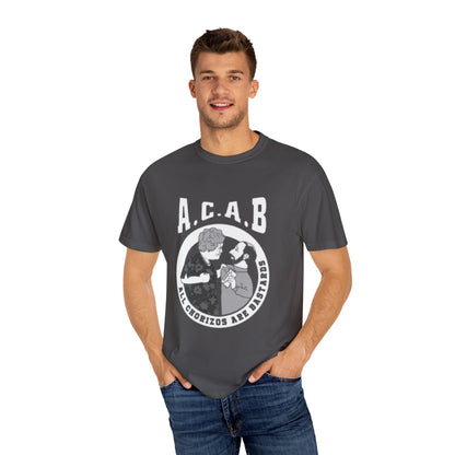 Camiseta con frase "todos los chorizos son unos bastardos, para hombres estilo vintage